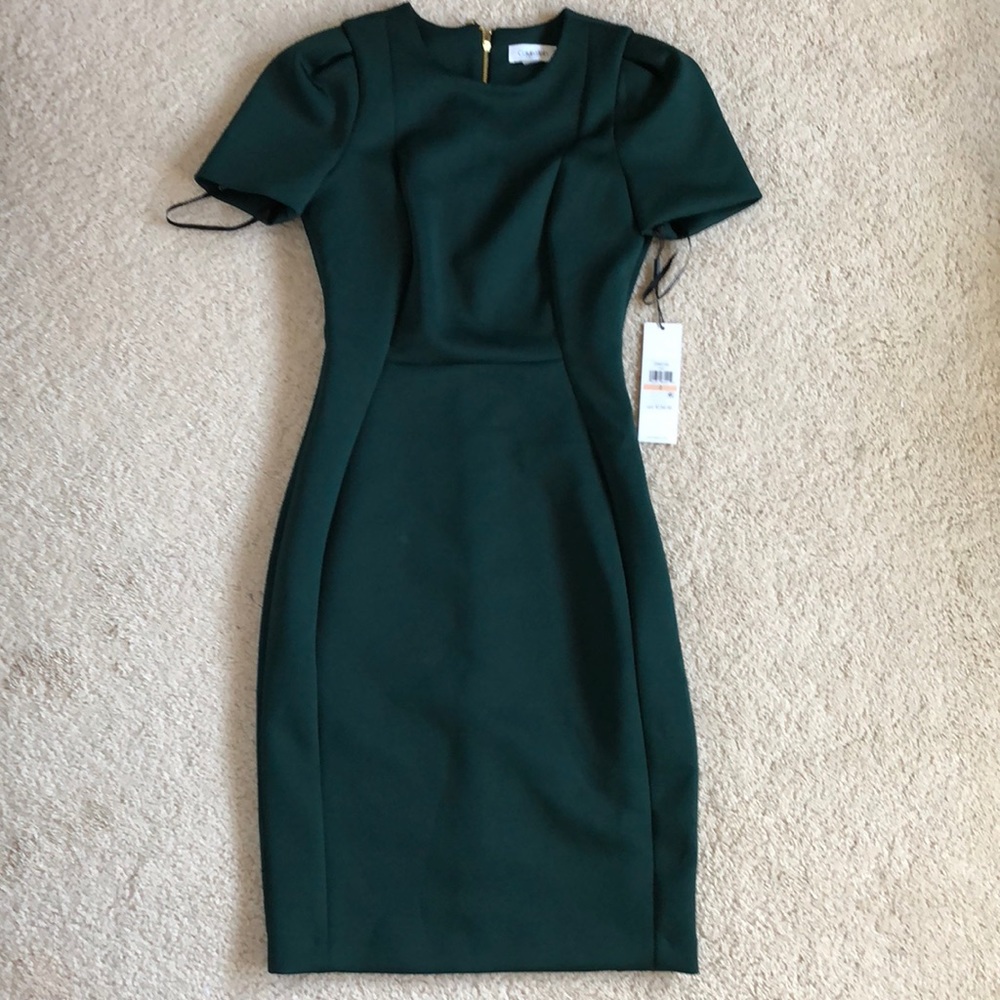 Forest green dress